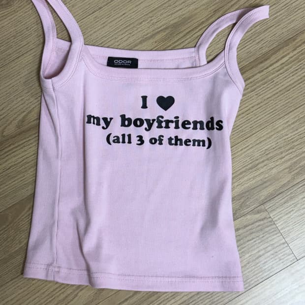 오도어  I luv BF 나시