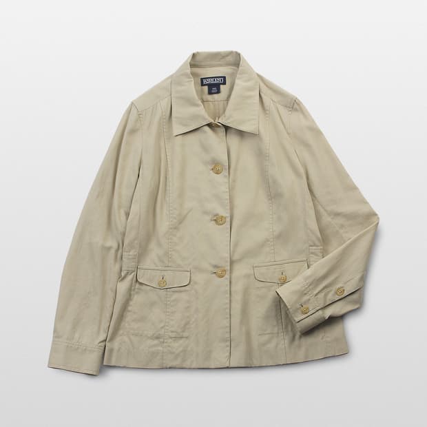 LANDS' END Cotton Short Coat