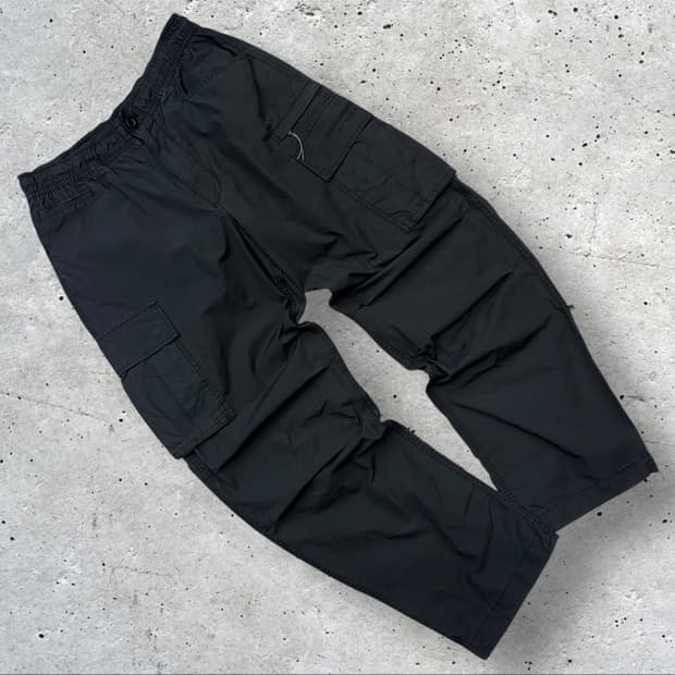 [M] 디스이즈네버댓 블랙 유틸리티 카고 팬츠 바지 B354