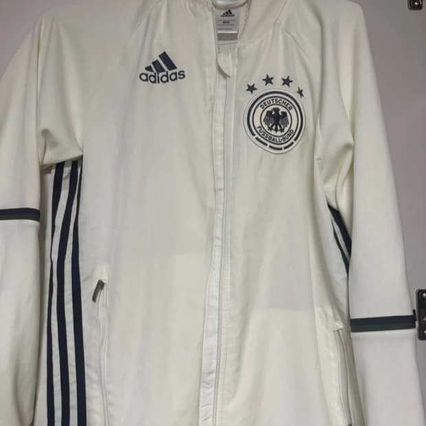 아디다스 독일 바람막이 화이트 남여공용