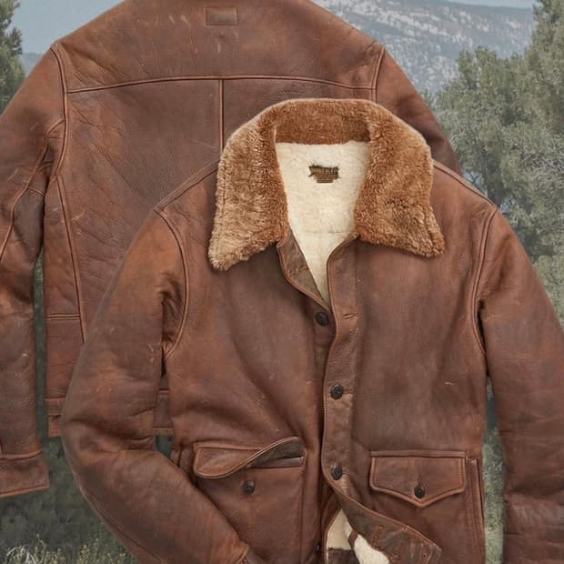 rrl 페이턴 시어링 자켓 XL