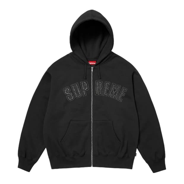 [XL] 슈프림 X b.b.사이먼 후드 집업 블랙 새제품