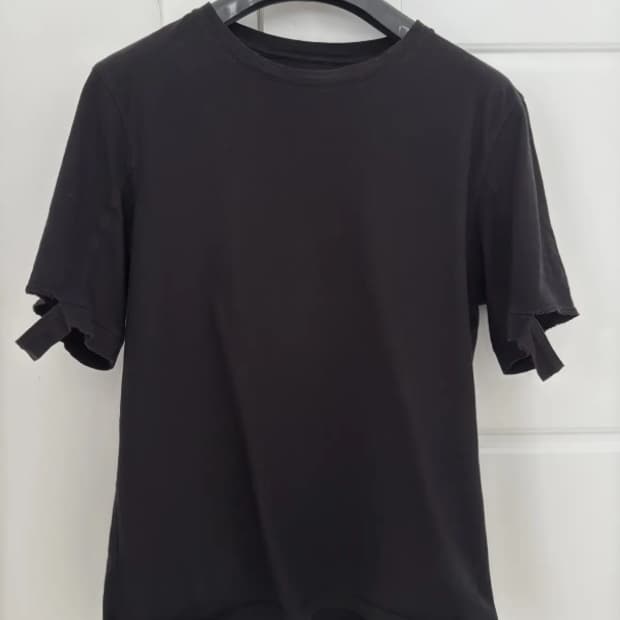 Helmut lang slit T-shirt / size: XL