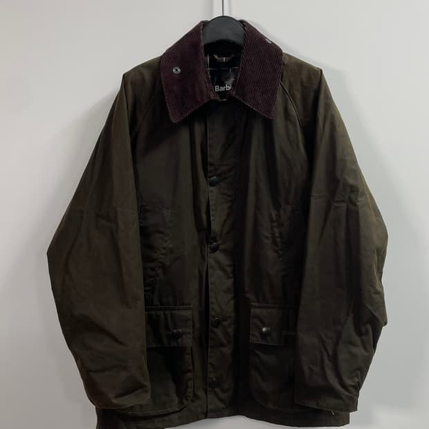 바버 비데일 카키 왁스 자켓 (on.510)  