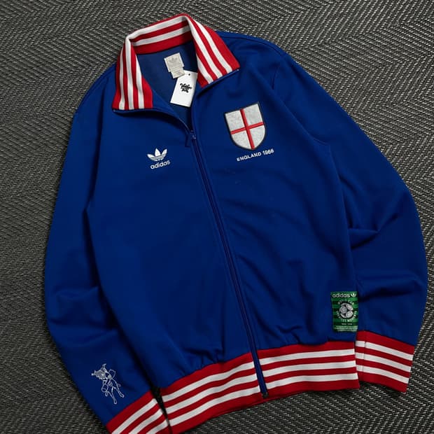 아디다스 잉글랜드 국대 레트로 트랙탑 자켓y 4081