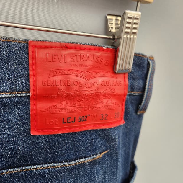 리바이스 프리미엄 Levis 502 워터리스 데님 W32 L30