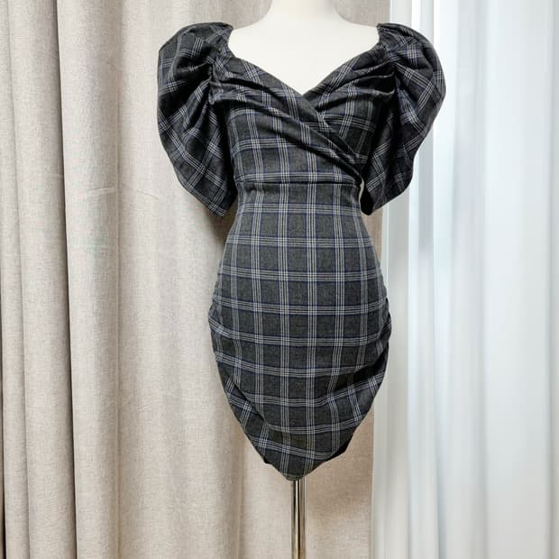 투웨이 오프숄더 원피스 (44-날씬55) 시착만