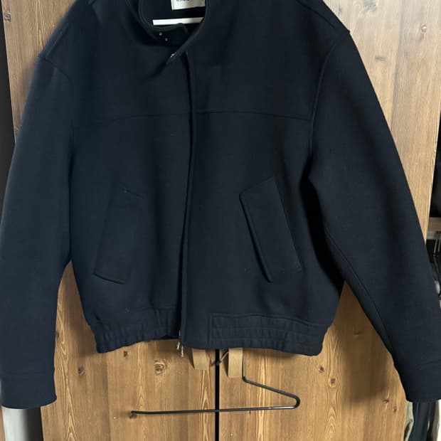 키뮤어 울 헤링턴 자켓 블랙 XL