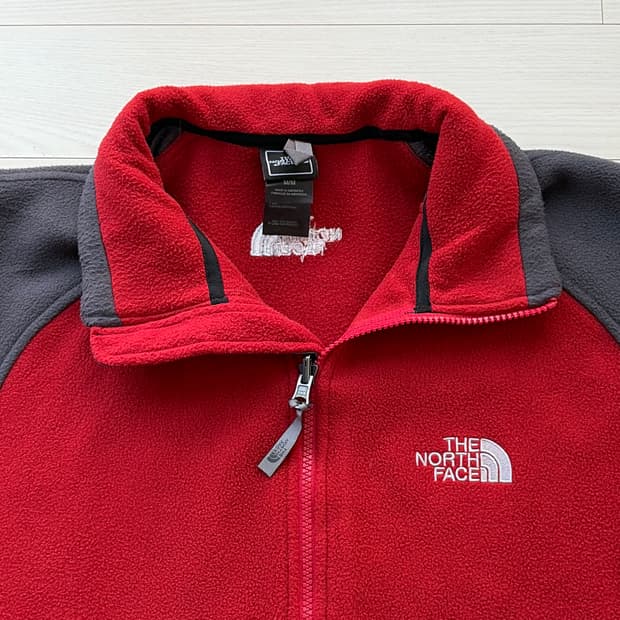 TNF 노스페이스 미국판 신칠라 감성 플리스 검빨 M (103-105)