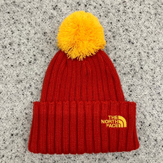 N227 노스페이스 방울 비니