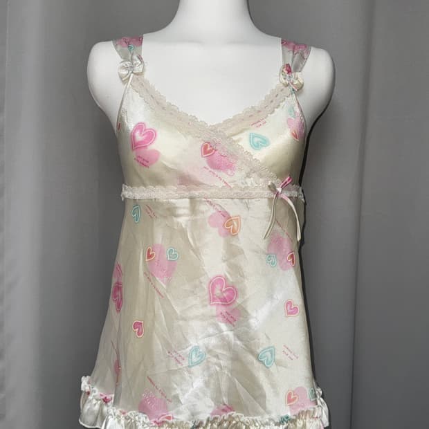 Pink Heart Sleeveless