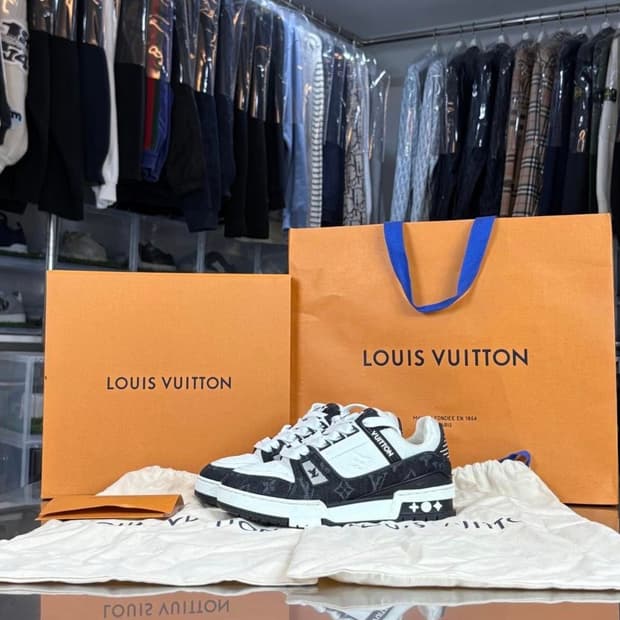 [리오브] 루이비통 LV 트레이너 데님 모노그램 스니커즈