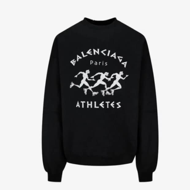 던져요, 단품) 발렌시아가 마라톤 맨투맨 m사이즈