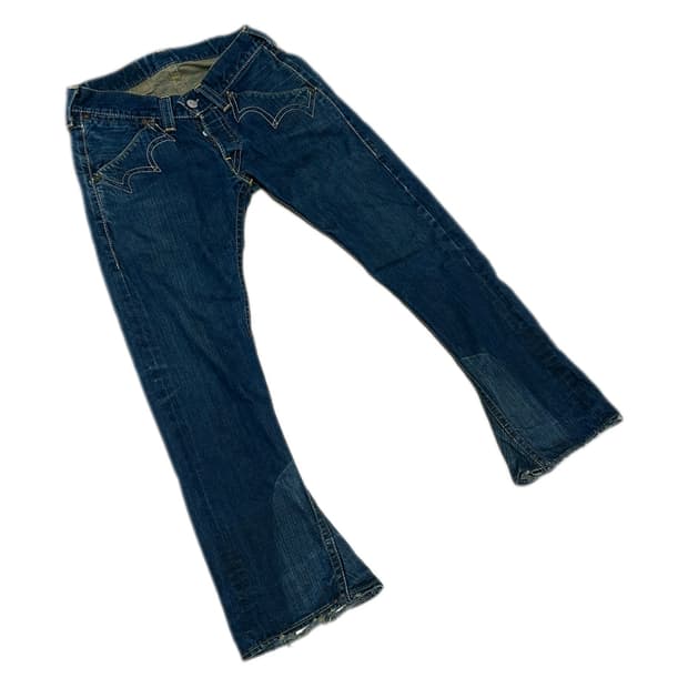 00s 빈티지 리바이스 레드 멕시칸 부츠컷 데님팬츠