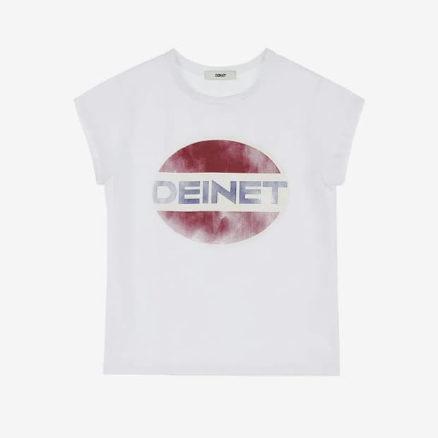 VINTAGE GRAPHIC CROPPED T-SHIRTS IN WHIT