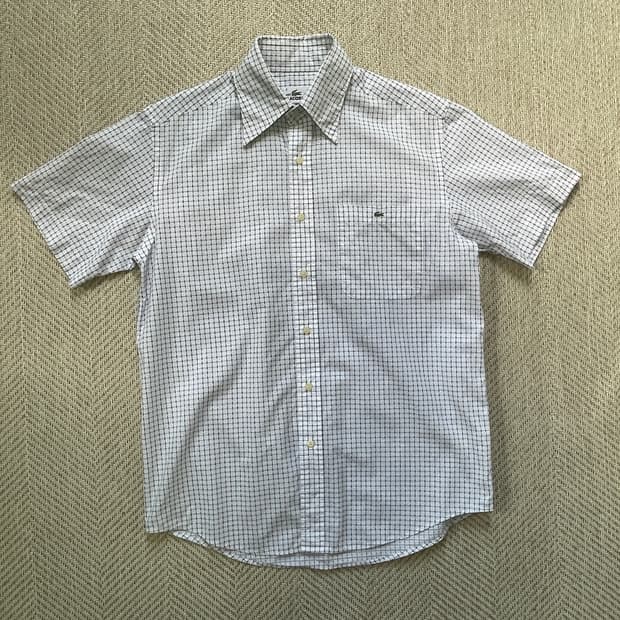 Lacoste 라코스테 체크 반팔셔츠 