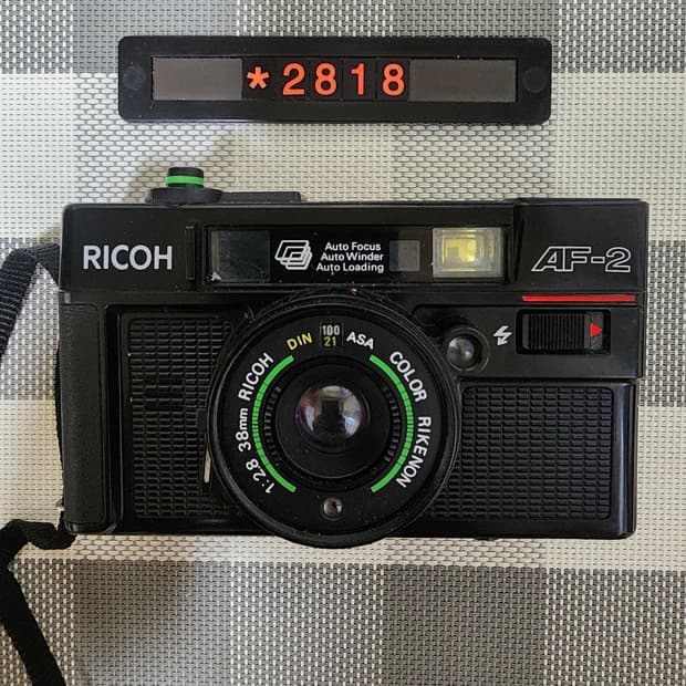 리코 AF-2 필름카메라