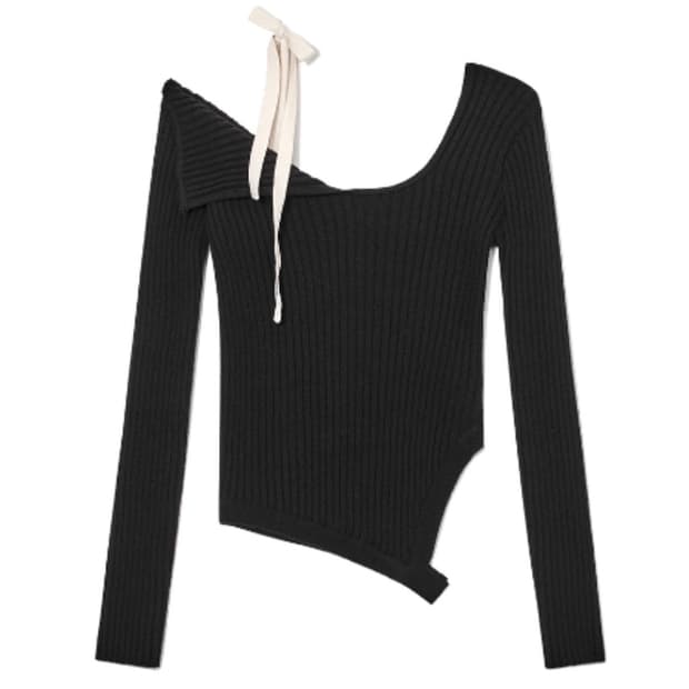 글로니 아이사 니트 블랙