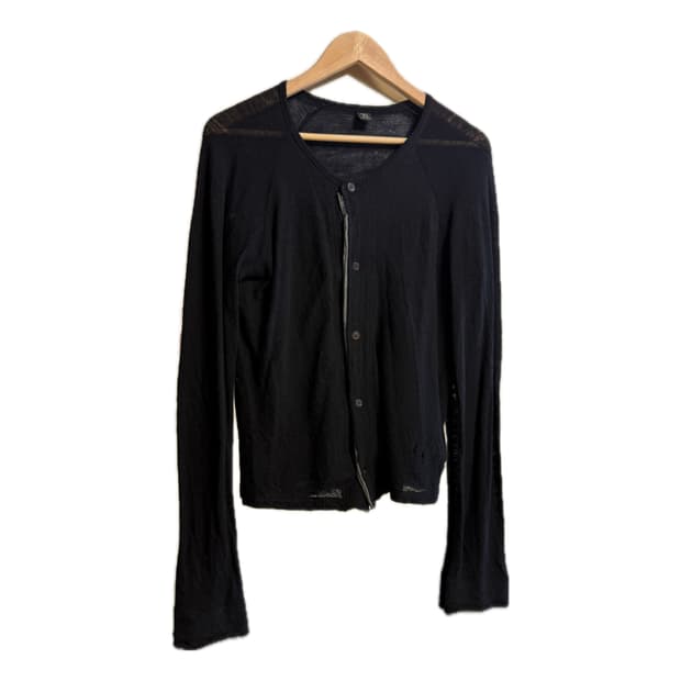 요지 울 가디건