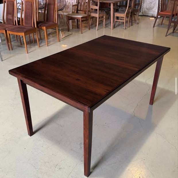 빈티지가구 60s 로즈우드 사각 다이닝 테이블