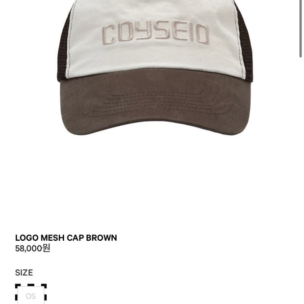 코이세이오 모자