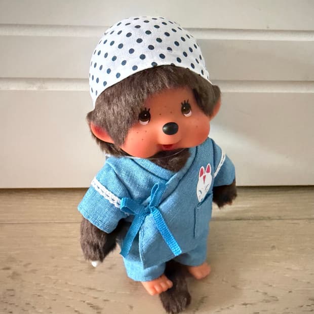 몬치치 여름 기모노 남아 인형