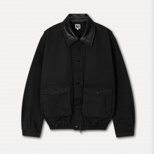 라벨아카이브 Carter cow leather collar jacket