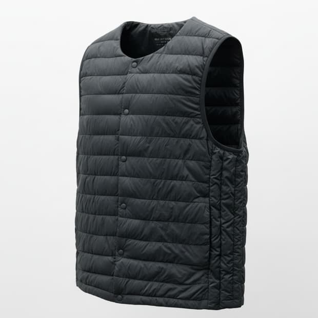 탑텐 리얼 라이트 구스 다운 남성 경량 패딩 조끼 1732