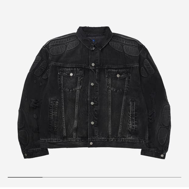 (새상품XL)Yeezy Gap 패딩 데님 자켓