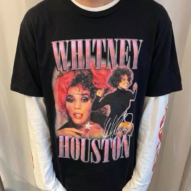 H & M 휘트니휴스톤 2017 콘서트 투어 티셔츠
