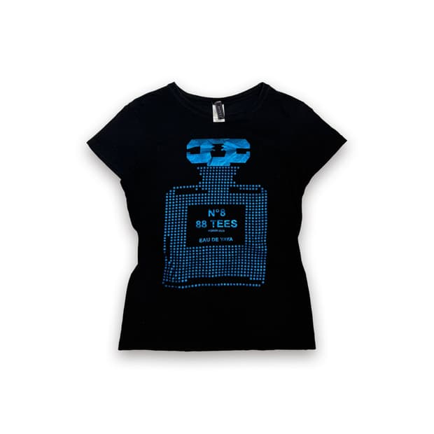 빈티지 블랙 88tees 반팔 티