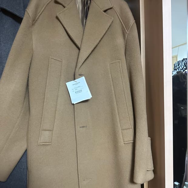 우영미 포켓디테일 코트 178코트 베이지 46