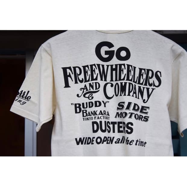 [42]프리휠러스 데솔레이션 로우 샵 한정 "FUEL" 반팔 티셔츠