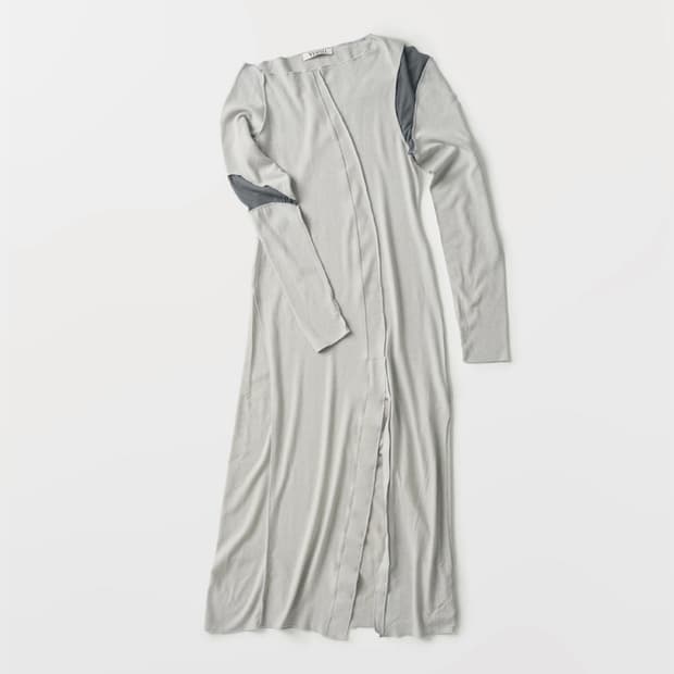 베르소) Natural Cut-out Maxi Dress Mist BL
