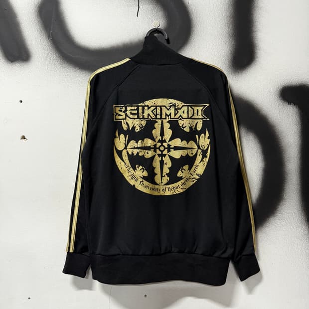 United Athle 세이키마 2 30주년 펑크 프린팅 집업 저지 자켓