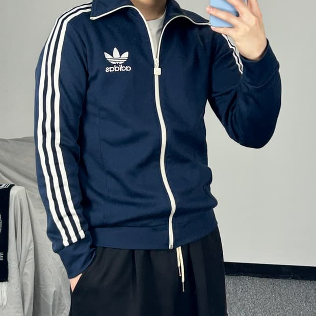 아디다스 유로파 네이비 트랙탑 져지 S 