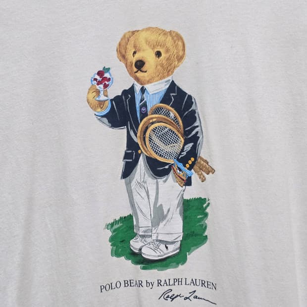 폴로랄프로렌 윔블던 폴로 베어 반팔티셔츠 S