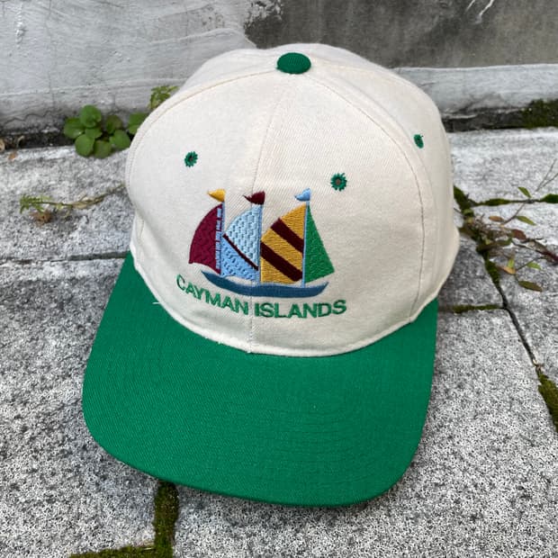 (빈티지) Cayman Islands 투톤 트윌캡