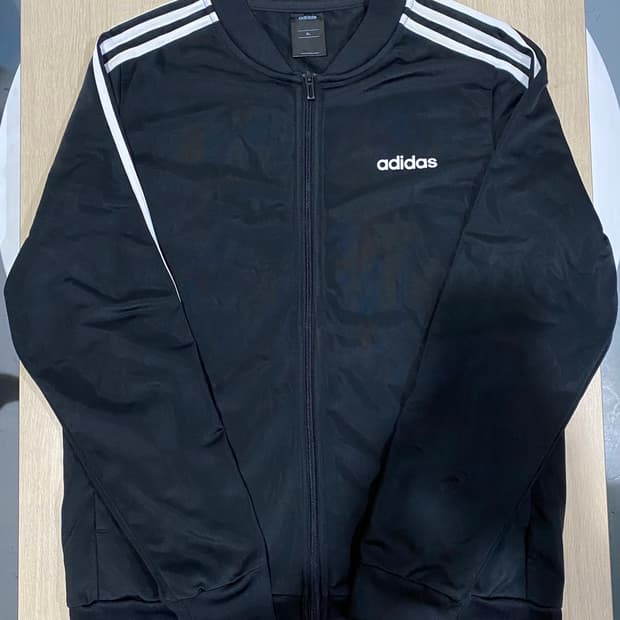 아디다스 삼선 트레이닝 져지 블랙 XL