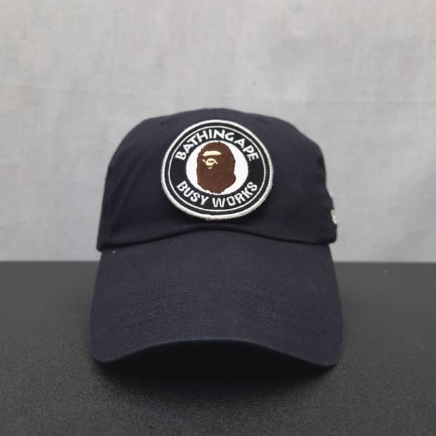 BAPE 베이프 Busy Works 볼캡 블랙