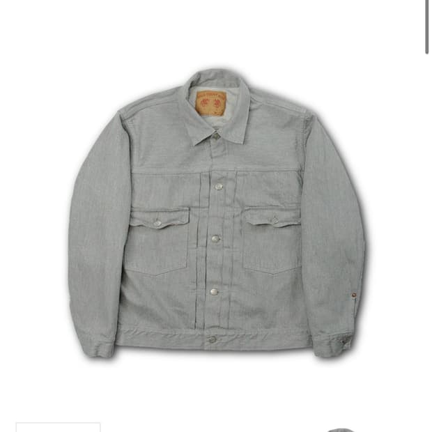 풀카운트 데님 2102 그레이 자켓