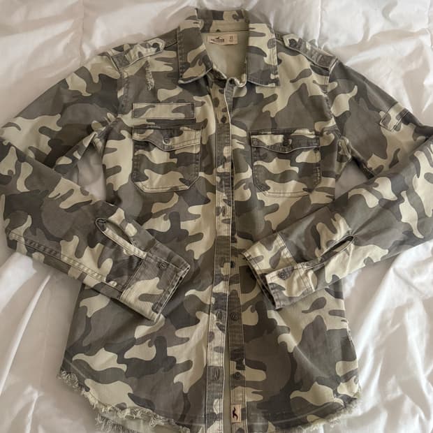 홀리스터 카모 자켓