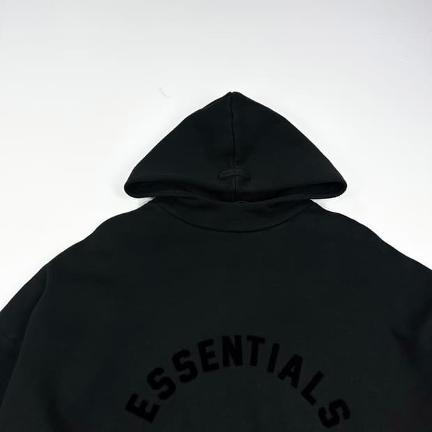피오갓 에센셜 모크넥 블랙 후드티 (실측 L)