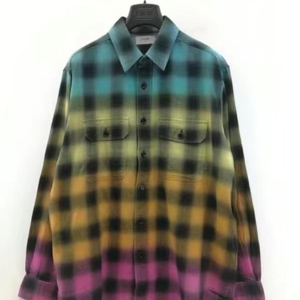 [판매] CELINE 플란넬 체크셔츠 - 37사이즈 (새상품)