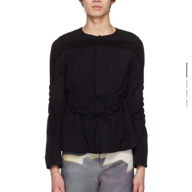 ponder.er 블랙 볼트 자켓 s