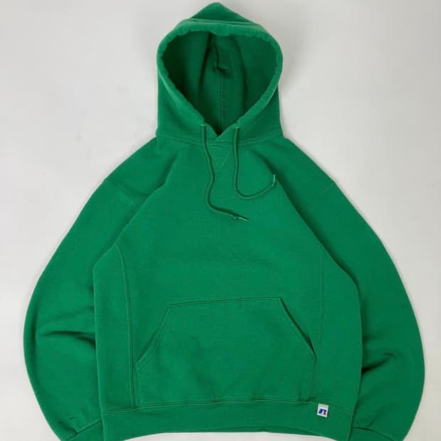 00’s russell Hoodie green