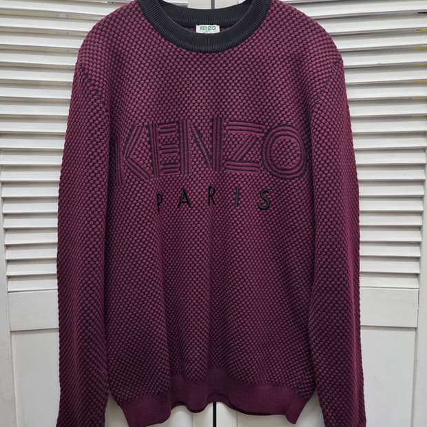 겐조 파리 와플 울 니트 스웨터