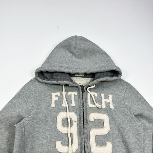 아베크롬비 A&F 피치 그레이 후드집업 (M)
