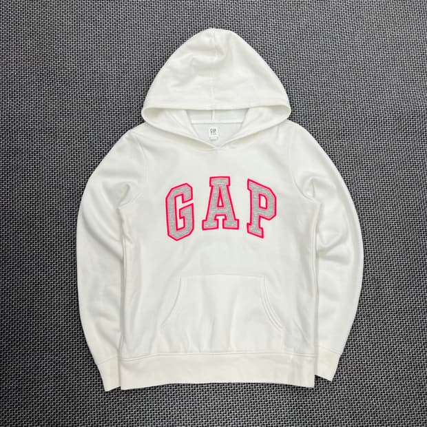 갭 화이트 후드