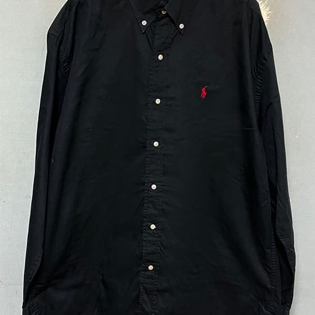 POLO 폴로 남자 브레이크 블랙셔츠 춘추 기본 105-110